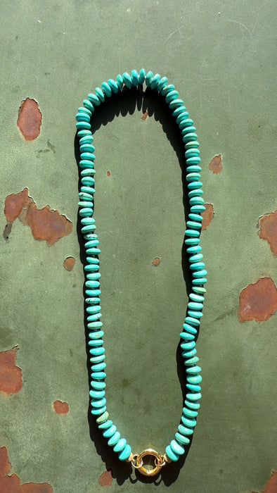ONE OF A KIND MEXICAN TURQUOISE NECKLACE