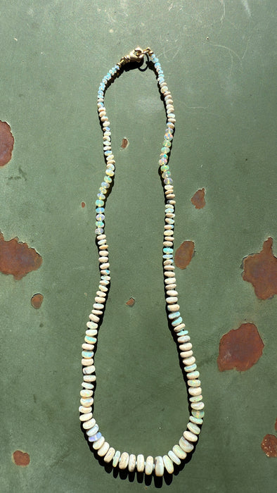 ONE OF A KIND CONFETTI OPAL NECKLACE