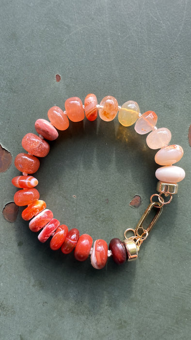 10mm ARM CANDY: ORANGE GRADIENT 6”-7”