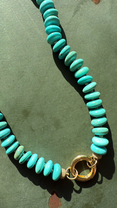 ONE OF A KIND MEXICAN TURQUOISE NECKLACE