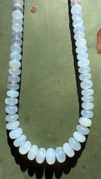 ONE OF A KIND GRADUATED CHALCEDONY NECKLACE