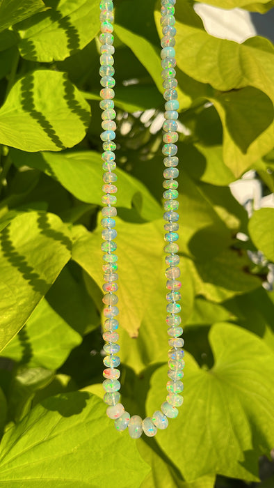 ETHIOPIAN OPAL CANDY NECKLACE (B)