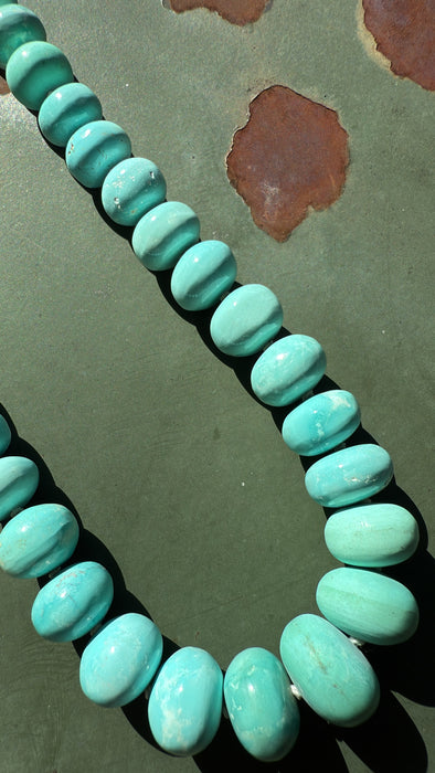 ONE OF A KIND MONGOLIAN TURQUOISE NECKLACE