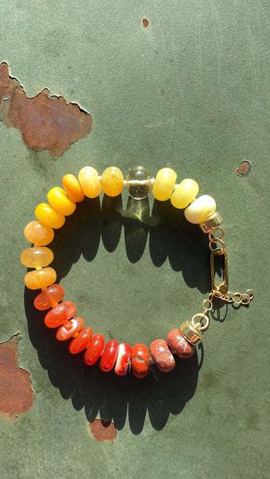 10mm ARM CANDY: ORANGE GRADIENT 6.50”-7.50”