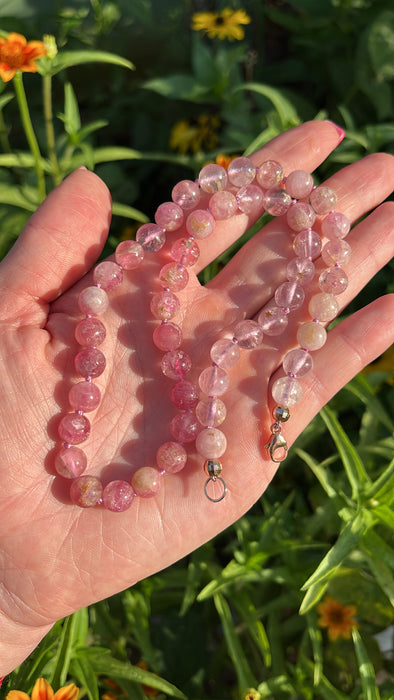 ONE OF A KIND PINK TOURMALINE NECKLACE