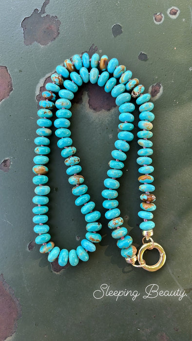 ONE OF A KIND SLEEPING BEAUTY TURQUOISE NECKLACE