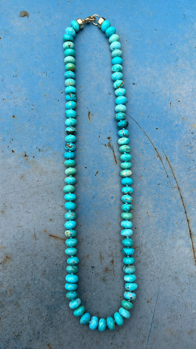 ONE OF A KIND KINGMAN TURQUOISE NECKLACE