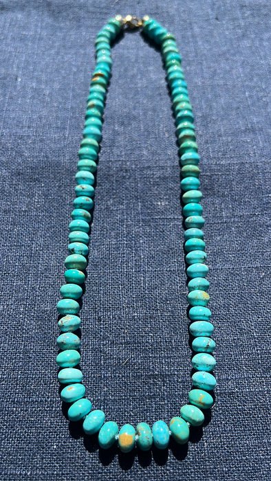 ONE OF A KIND KINGMAN TURQUOISE NECKLACE